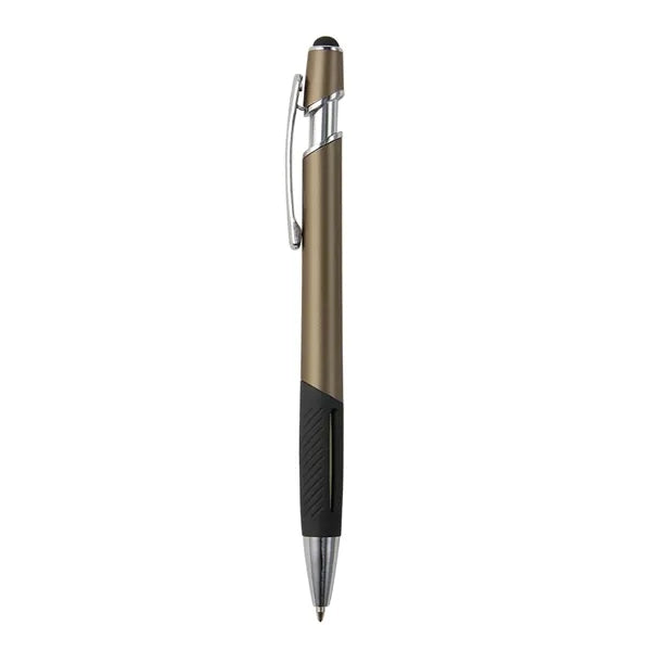Plunger Action Stylus Ballpoint Pen