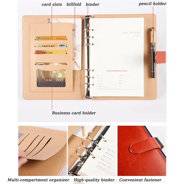 Hardcover Leather A5 Notebook