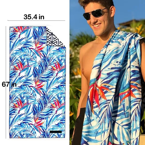 Light Weight Microfiber Beach Towel