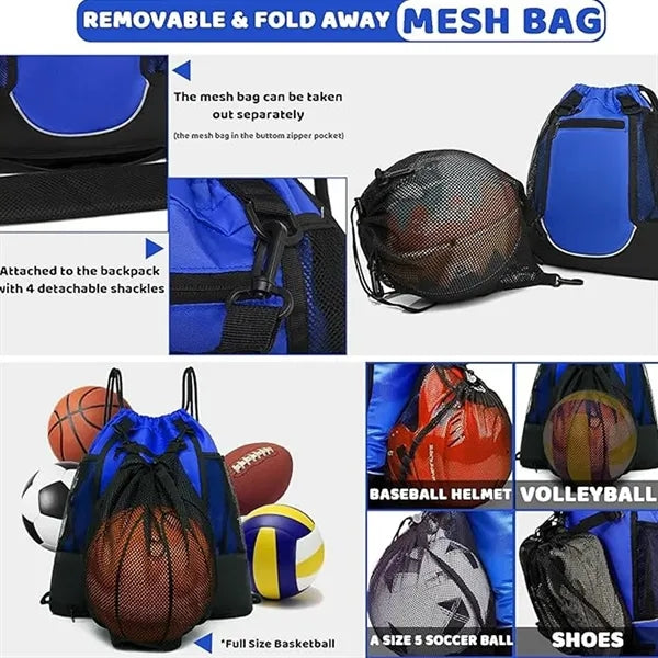 Drawstring Basketball Backpack