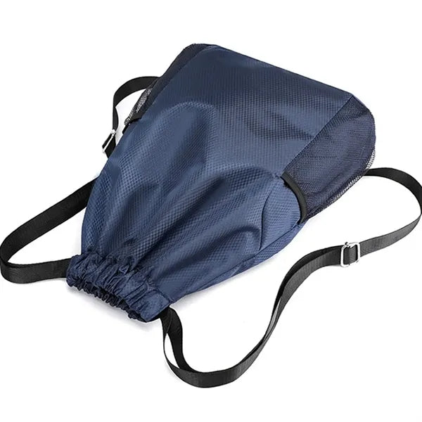 Drawstring Backpack With Pocket