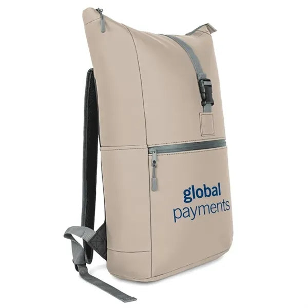 Brockton PU Leatherette Waterproof Backpack
