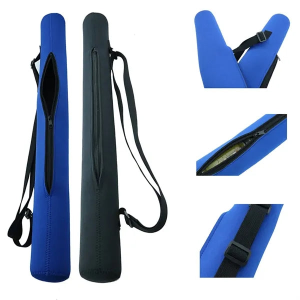 6-Can Insulated Golf Beer Cooler Sleeve With Straps