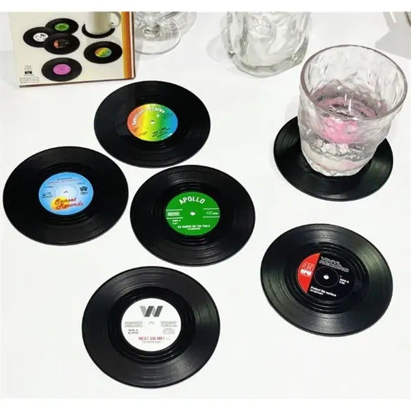 Full Color Vinyl Record Coaster