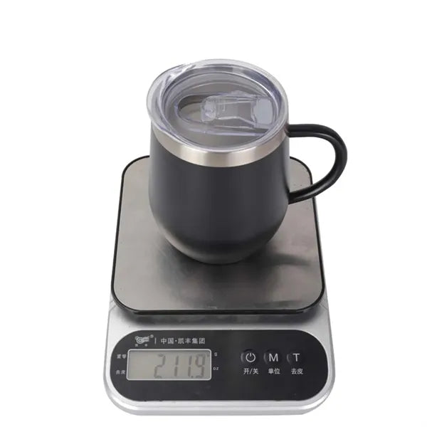 12 oz Stainless Steel Wine Tumbler Coffee Mugs with Lid