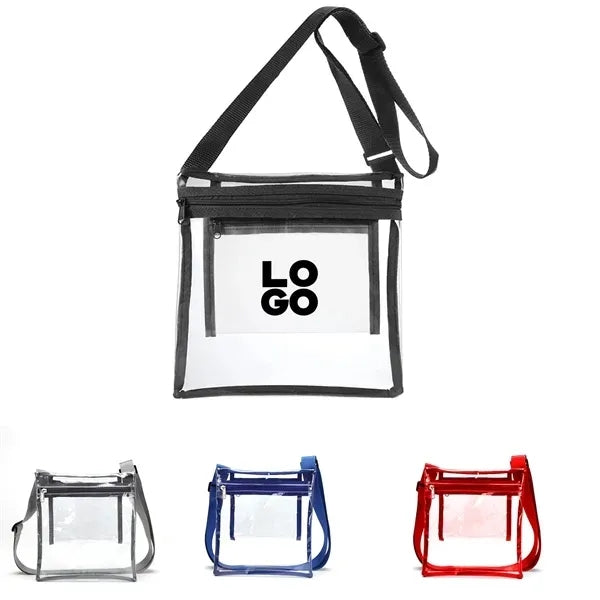 Design LOGO Transparent Crossbody Backpack