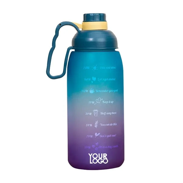 Half Gallon 60 oz. Time Water Jug Bottle With Handle