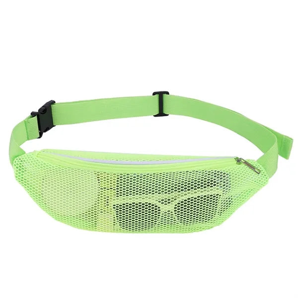 Adjustable Nylon Beach Waist Crossbody Mesh Bag