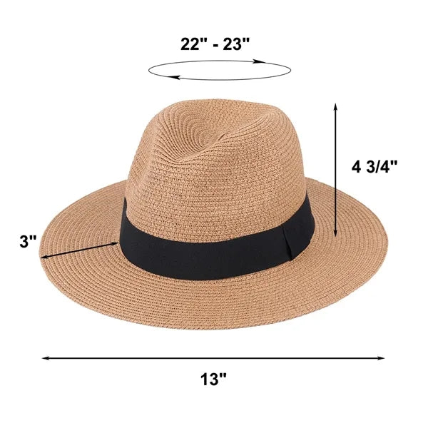 Wide Brim Straw Panama Hats