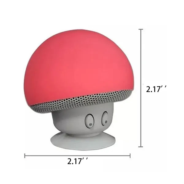 Portable Mini Shroom BT Speaker Mobile Phone Holder