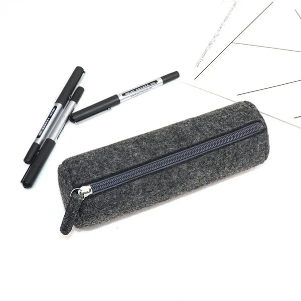Portable Canvas Stationery Bag With Zipper