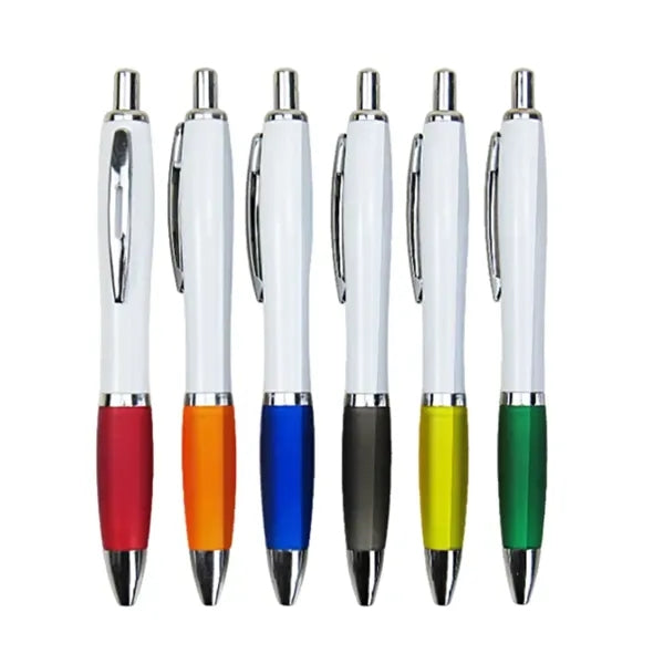 Push-press Plastic Ballpoint Pen