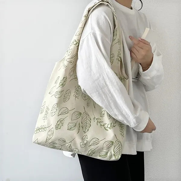 Canvas Tote Bag Vest Shoulder Large Capacity Handbag