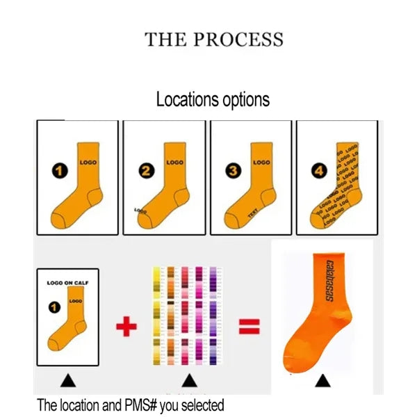 All Custom Cotton Sports Athletic Socks