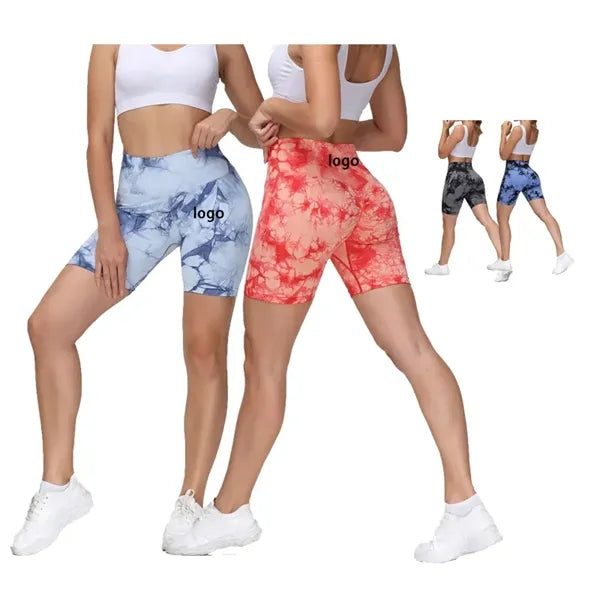 Tie Dye Seamless Yoga Shorts