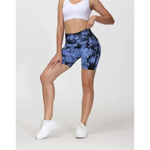 Tie Dye Seamless Yoga Shorts