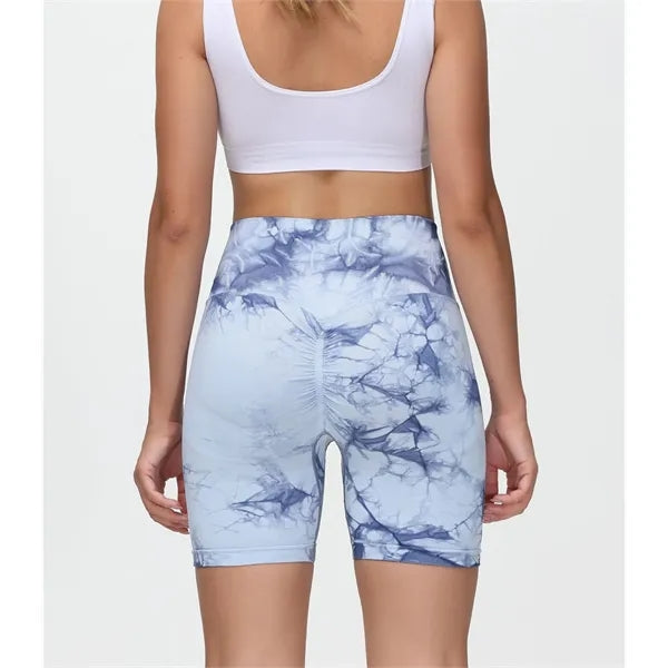 Tie Dye Seamless Yoga Shorts
