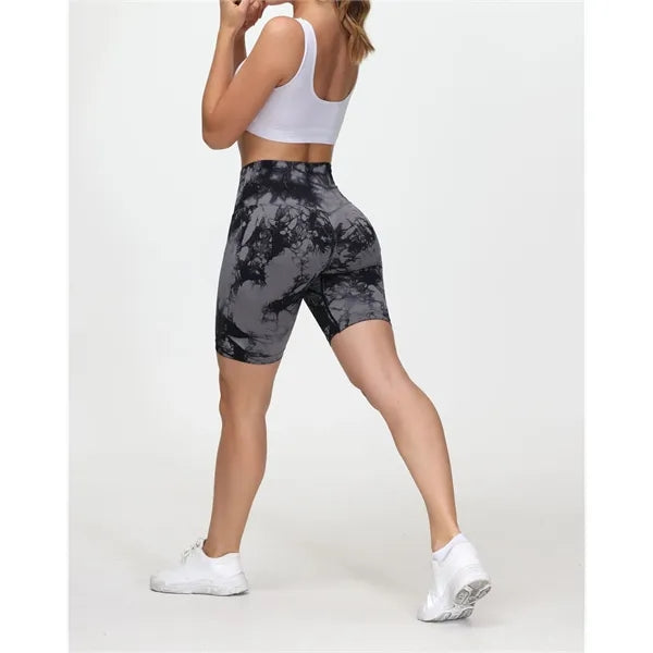 Tie Dye Seamless Yoga Shorts