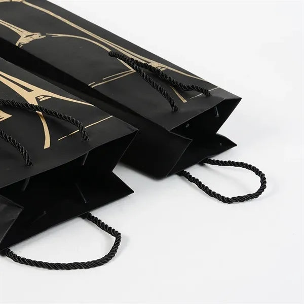 Black Card Red Wine Bag Gift Packing Carry