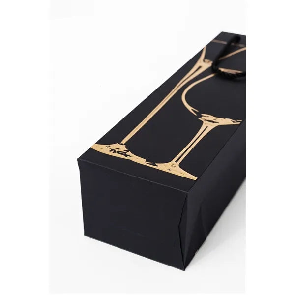 Black Card Red Wine Bag Gift Packing Carry