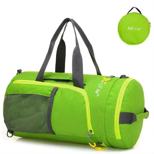 Folding Gym Sports Travel Storage Backpack Duffel Bag