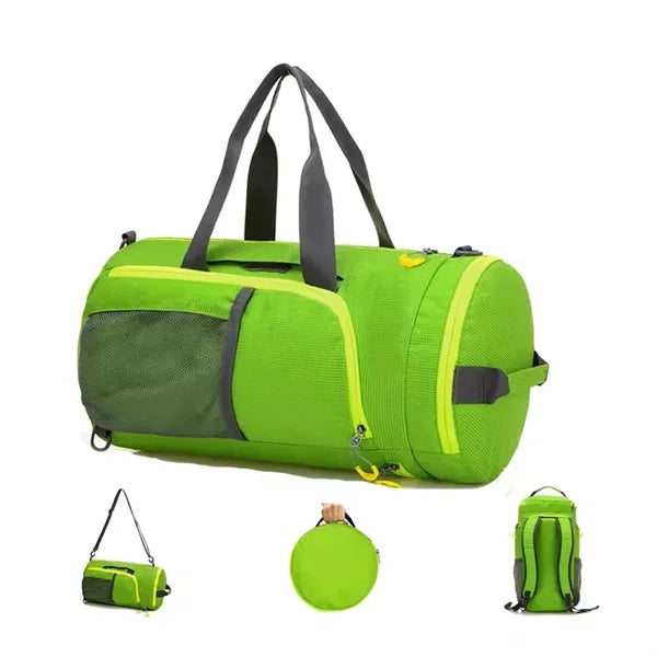 Folding Gym Sports Travel Storage Backpack Duffel Bag