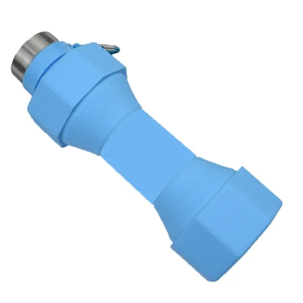 Lightweight Travel Silicone Foldable Water Bottle Leakproof