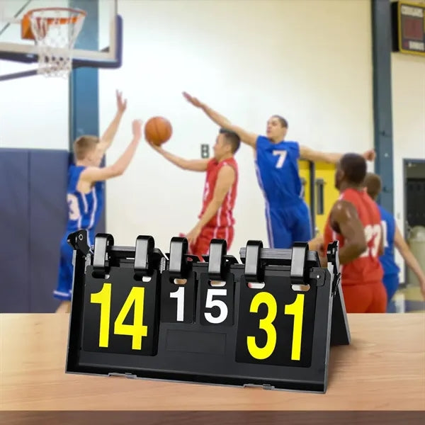 Football Score Keeper Flip Sports Basketball Scoreboard