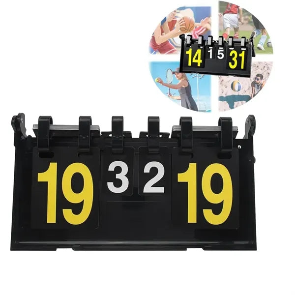 Football Score Keeper Flip Sports Basketball Scoreboard