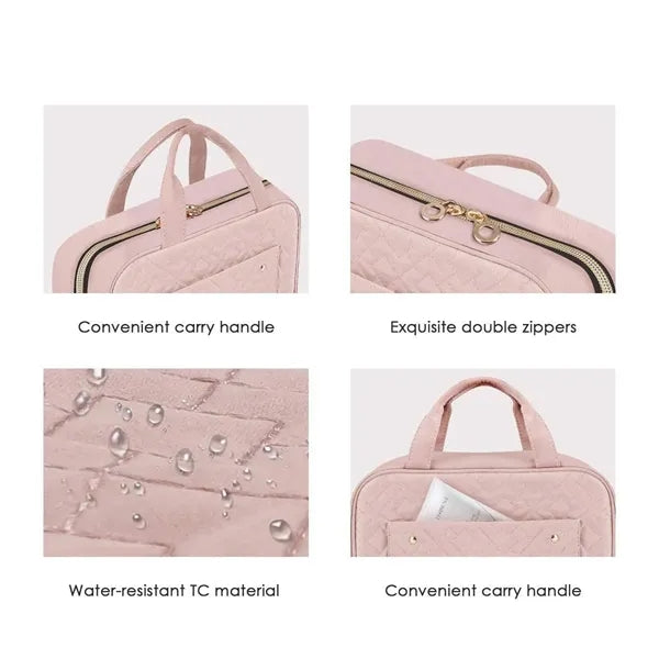 Toiletry Kit Travel Organizer Make up Cosmetics Bag