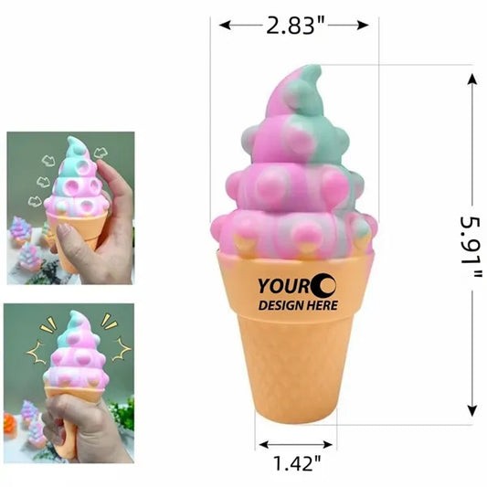 Ice Cream Shaped Squeeze Toy Stress Reliever