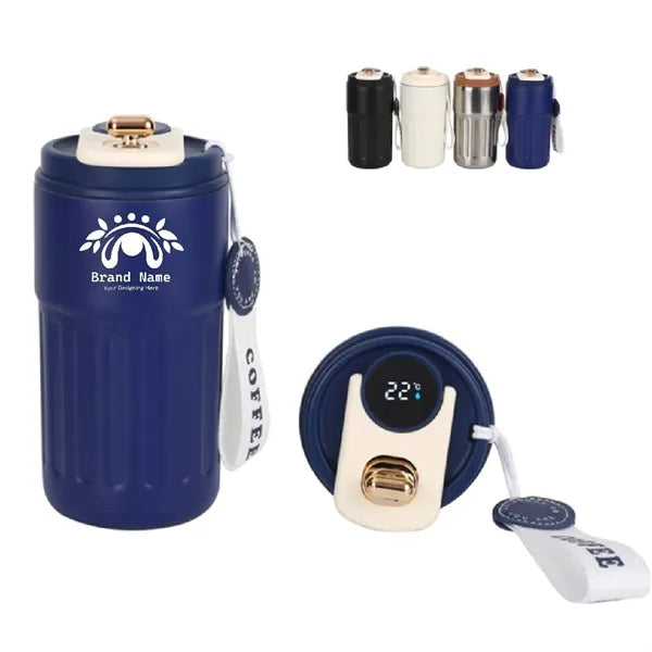 Stainless Steel Thermal Mug Flask With Temperature Display