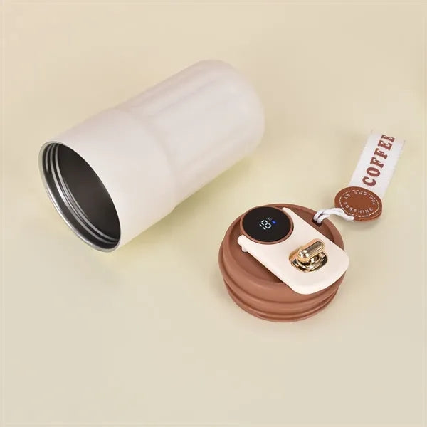 Stainless Steel Thermal Mug Flask With Temperature Display