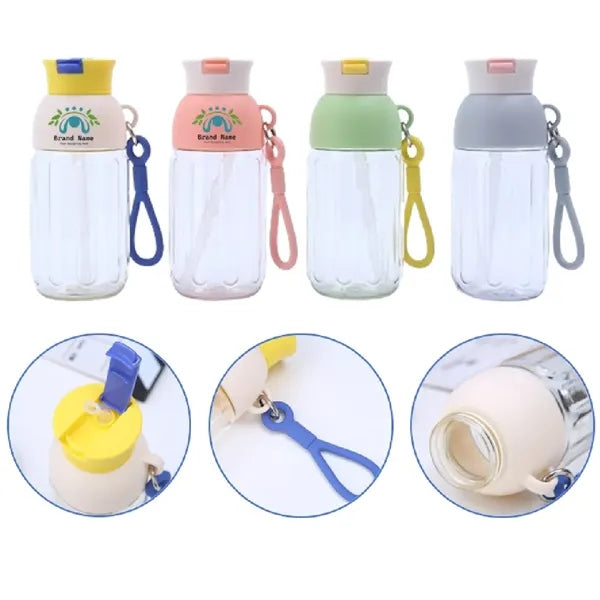 24oz BPA Free Plastic Bottle With Infuser Straw