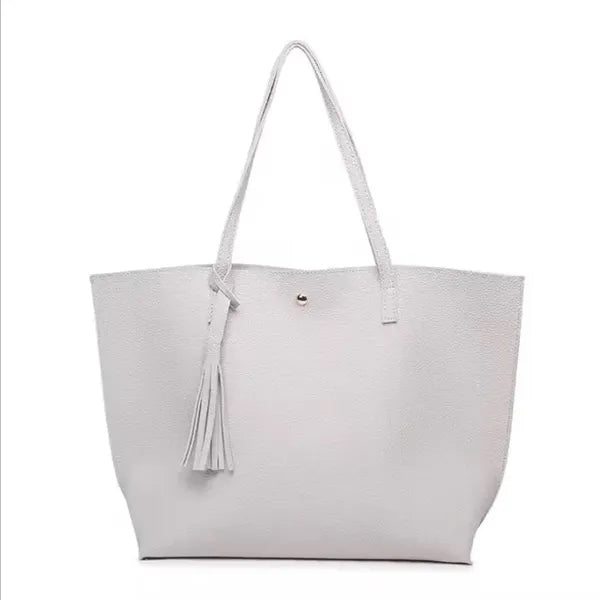 Fashion Leather Tote Bag Large Purses Handbags For Women