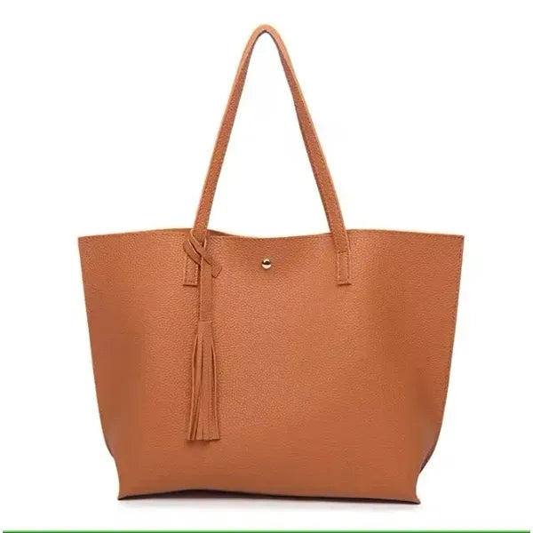 Fashion Leather Tote Bag Large Purses Handbags For Women