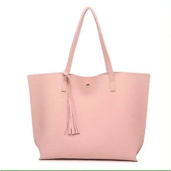 Fashion Leather Tote Bag Large Purses Handbags For Women