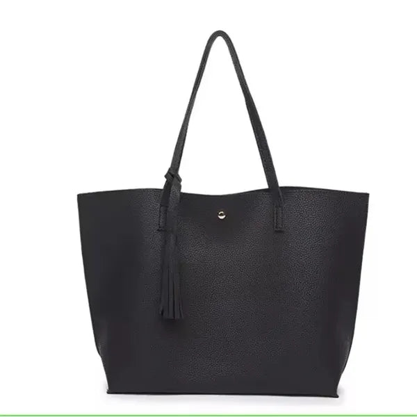 Fashion Leather Tote Bag Large Purses Handbags For Women