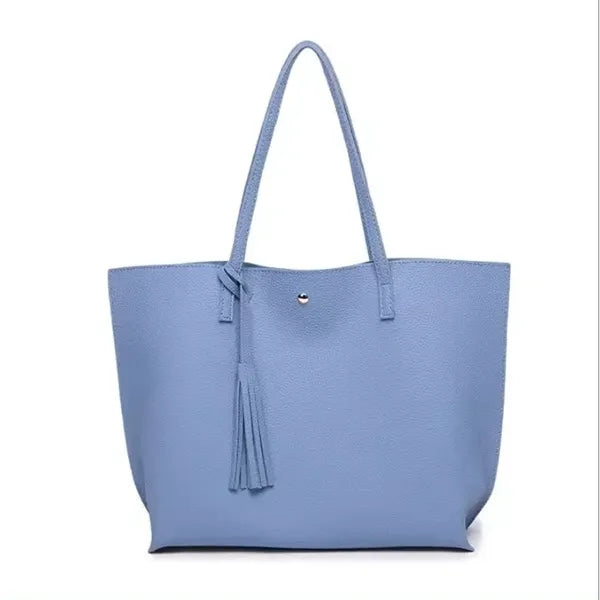Fashion Leather Tote Bag Large Purses Handbags For Women