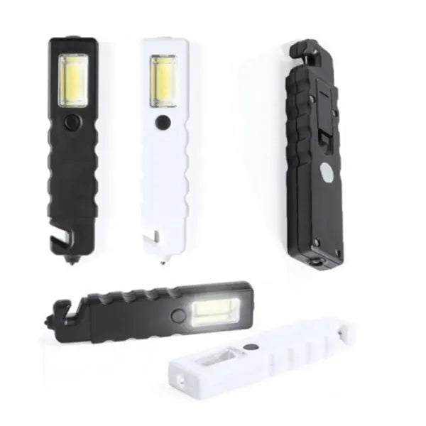 4-in-1 COB Emergency Tool w/ Hammer Torch