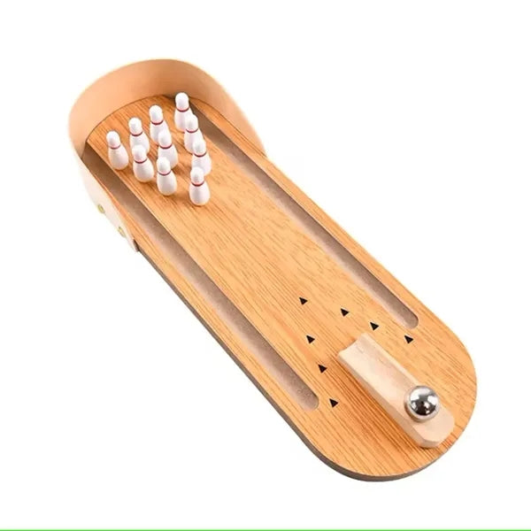 Mini Bowling Game Set Office Stress Relief Gadgets Toy