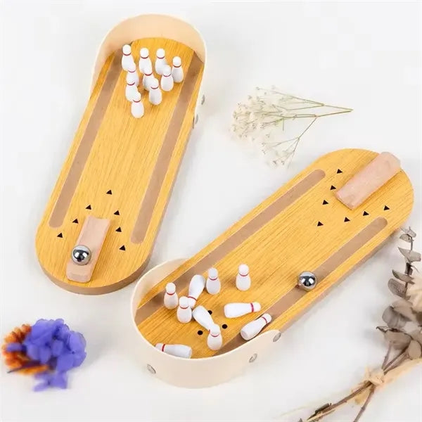 Kids Fun Stress Relief Gadgets Toy Mini Bowling Game Set