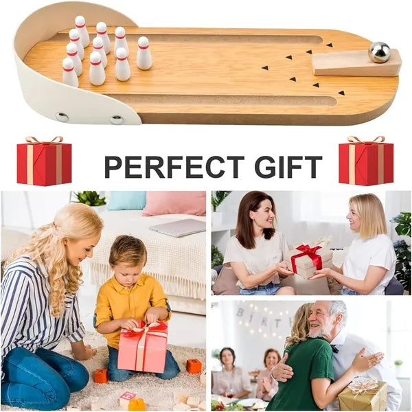 Kids Fun Stress Relief Gadgets Toy Mini Bowling Game Set
