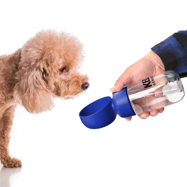Pet 13 oz. Water Bottle with Bowl