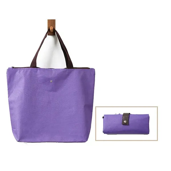 Foldable Heavy Zipper Closure Large Tote Bag