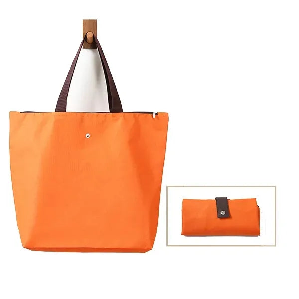 Foldable Heavy Zipper Closure Large Tote Bag