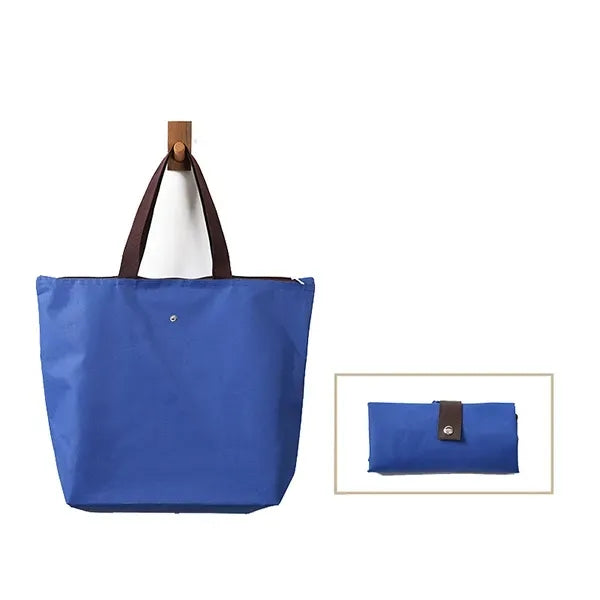 Foldable Heavy Zipper Closure Large Tote Bag