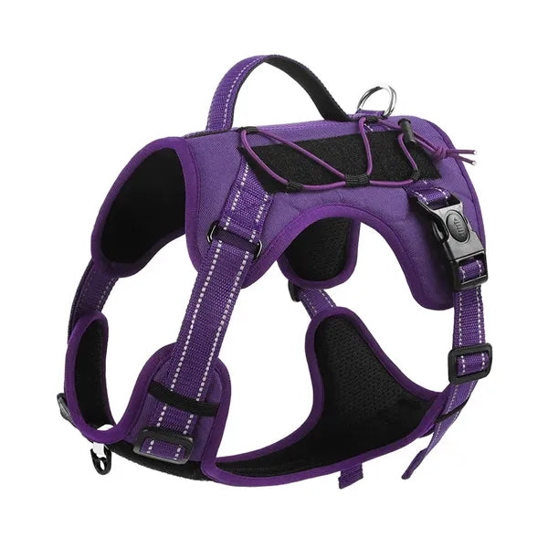 Reflective Military Tactical Service Pet Dog Harness