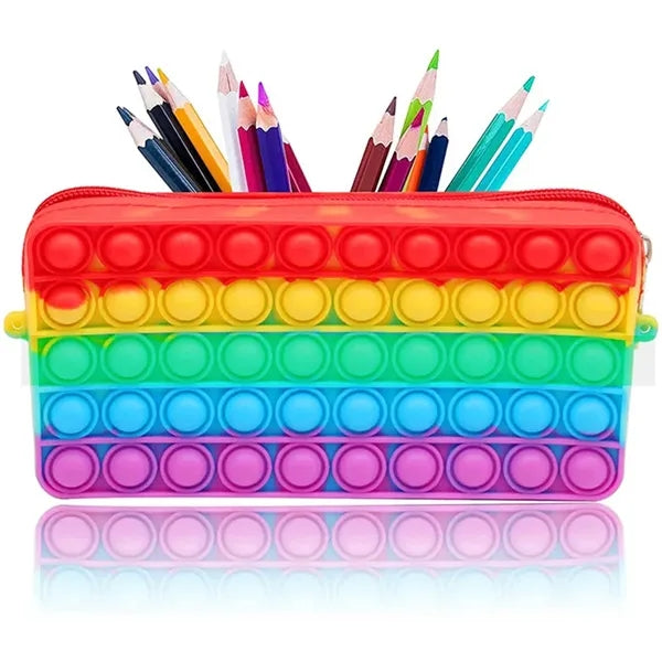 Silicone Multifunctional Stationery Bag Pop Pencil Case