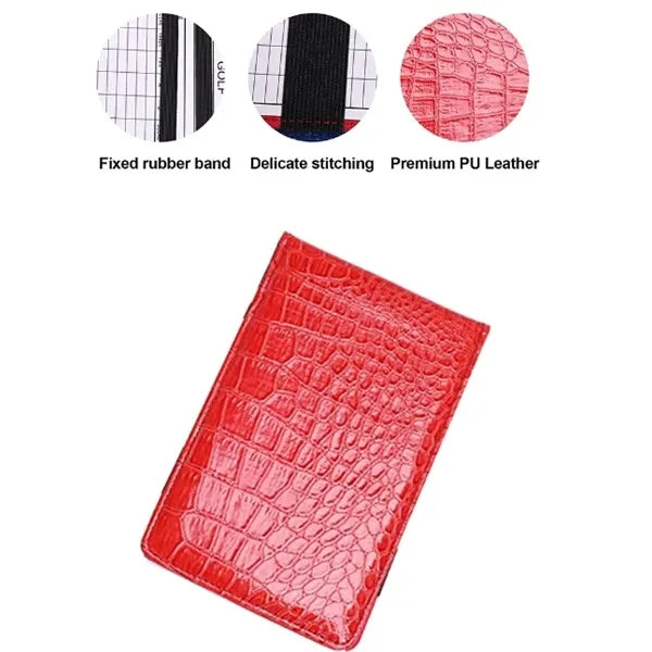 Leather Golf Scorecard Recorder Book
